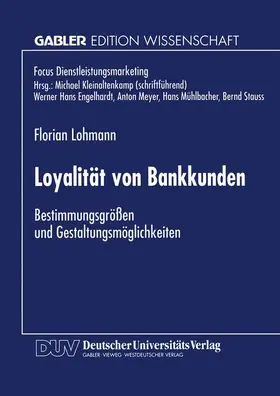  Loyalität von Bankkunden | Buch |  Sack Fachmedien