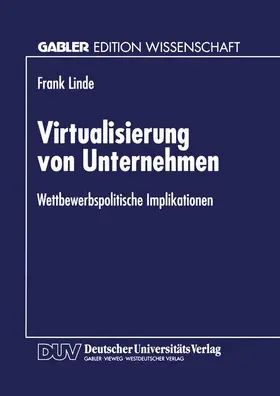  Virtualisierung von Unternehmen | Buch |  Sack Fachmedien