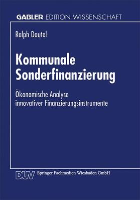 Kommunale Sonderfinanzierung | Buch | 978-3-8244-6531-6 | sack.de