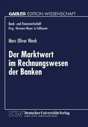  Der Marktwert im Rechnungswesen der Banken | Buch |  Sack Fachmedien