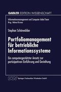  Portfoliomanagement für betriebliche Informationssysteme | Buch |  Sack Fachmedien