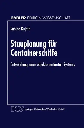  Stauplanung für Containerschiffe | Buch |  Sack Fachmedien
