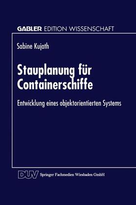 Stauplanung für Containerschiffe | Buch | 978-3-8244-6565-1 | sack.de