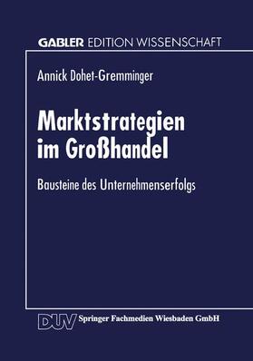 Marktstrategien im Großhandel | Buch | 978-3-8244-6570-5 | sack.de