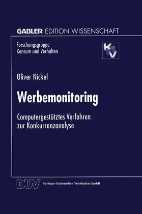 Werbemonitoring | Buch | 978-3-8244-6591-0 | www.sack.de