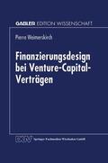  Finanzierungsdesign bei Venture-Capital-Verträgen | Buch |  Sack Fachmedien