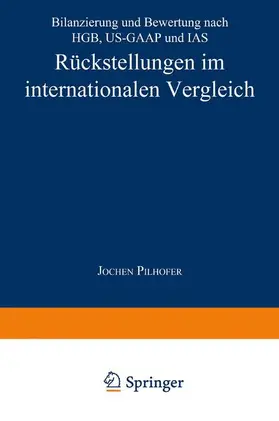 Rückstellungen im internationalen Vergleich | Buch |  Sack Fachmedien
