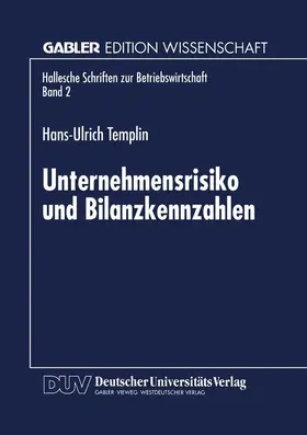  Unternehmensrisiko und Bilanzkennzahlen | Buch |  Sack Fachmedien