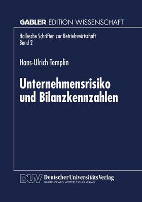 Unternehmensrisiko und Bilanzkennzahlen | Buch | 978-3-8244-6717-4 | sack.de