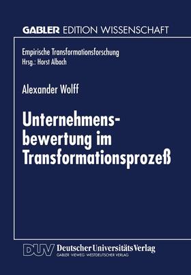 Unternehmensbewertung im Transformationsprozeß | Buch | 978-3-8244-6723-5 | sack.de