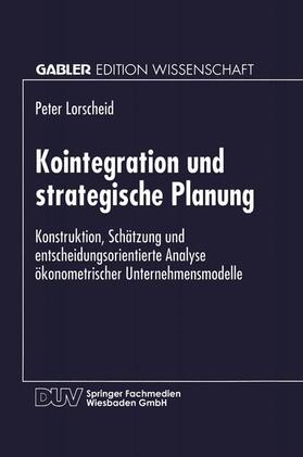  Kointegration und strategische Planung | Buch |  Sack Fachmedien