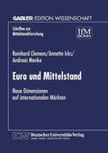 Clemens / Icks / Menke |  Clemens, R: Euro und Mittelstand | Buch |  Sack Fachmedien