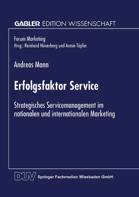 Mann |  Erfolgsfaktor Service | Buch |  Sack Fachmedien