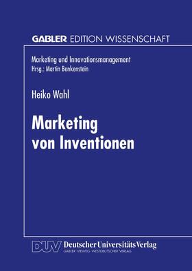  Marketing von Inventionen | Buch |  Sack Fachmedien