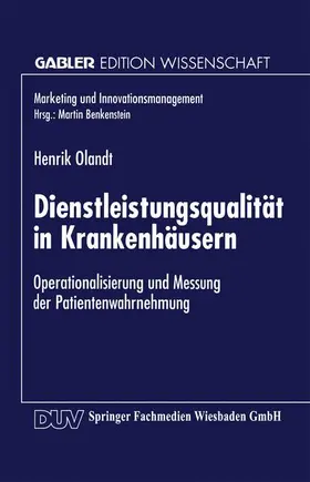  Dienstleistungsqualität in Krankenhäusern | Buch |  Sack Fachmedien