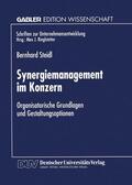  Synergiemanagement im Konzern | Buch |  Sack Fachmedien