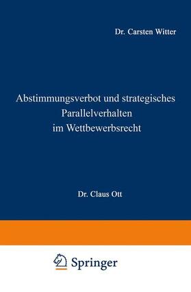 Abstimmungsverbot und strategisches Parallelverhalten im Wet | Buch | 978-3-8244-6871-3 | sack.de