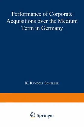  Performance of Corporate Acquisitions over the Medium Term in Germany | Buch |  Sack Fachmedien
