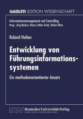 Entwicklung von Führungsinformationssystemen | Buch | 978-3-8244-6950-5 | sack.de