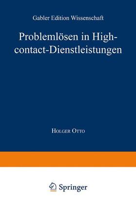 Problemlösen in High-contact-Dienstleistungen | Buch | 978-3-8244-6975-8 | sack.de