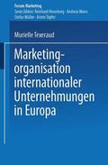  Marketingorganisation internationaler Unternehmungen in Euro | Buch |  Sack Fachmedien