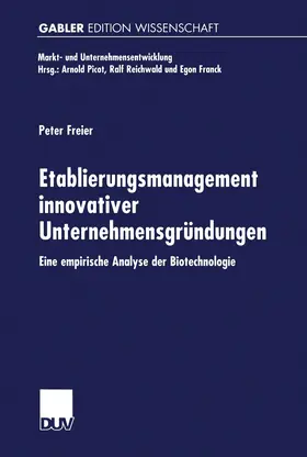  Etablierungsmanagement innovativer Unternehmensgründungen | Buch |  Sack Fachmedien