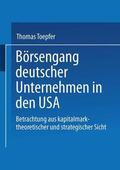  Börsengang deutscher Unternehmen in den USA | Buch |  Sack Fachmedien