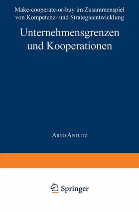  Unternehmensgrenzen und Kooperationen | Buch |  Sack Fachmedien