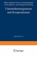  Unternehmensgrenzen und Kooperationen | Buch |  Sack Fachmedien