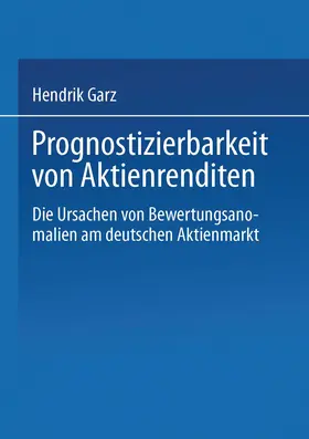  Prognostizierbarkeit von Aktienrenditen | Buch |  Sack Fachmedien