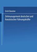  Zeitmanagement deutscher und französischer Führungskräfte | Buch |  Sack Fachmedien