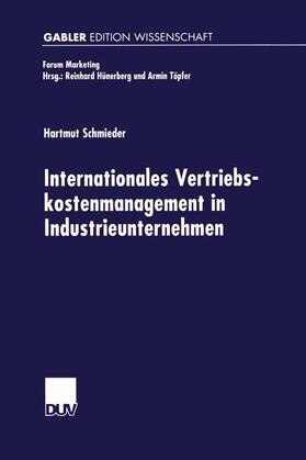 Schmieder | Schmieder, H: Internationales Vertriebskostenmanagement in I | Buch | 978-3-8244-7190-4 | sack.de