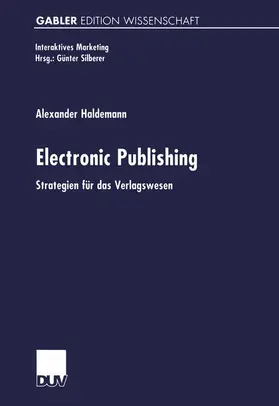 Haldemann |  Electronic Publishing | Buch |  Sack Fachmedien