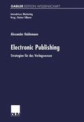 Haldemann |  Haldemann, A: Electronic Publishing | Buch |  Sack Fachmedien