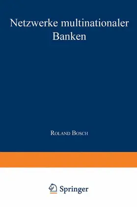 Bosch |  Netzwerke multinationaler Banken | Buch |  Sack Fachmedien