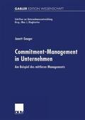 Gauger |  Gauger, J: Commitment-Management in Unternehmen | Buch |  Sack Fachmedien