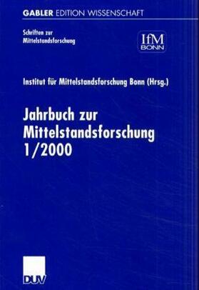 Jahrbuch zur Mittelstandsforschung 1/2000 | Buch | 978-3-8244-7238-3 | sack.de