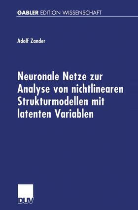 Zander | Zander, A: Neuronale Netze zur Analyse von nichtlinearen Str | Buch | 978-3-8244-7259-8 | sack.de