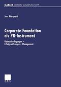 Marquardt |  Corporate Foundation als PR-Instrument | Buch |  Sack Fachmedien