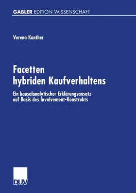 Kanther |  Facetten hybriden Kaufverhaltens | Buch |  Sack Fachmedien