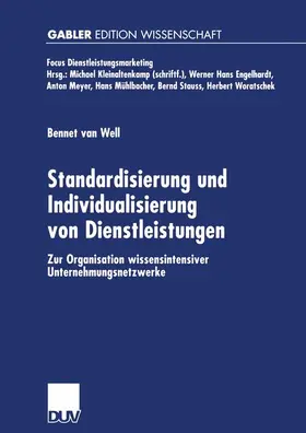 van Well |  Standardisierung und Individualisierung von Dienstleistungen | Buch |  Sack Fachmedien