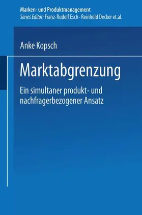Kopsch |  Marktabgrenzung | Buch |  Sack Fachmedien
