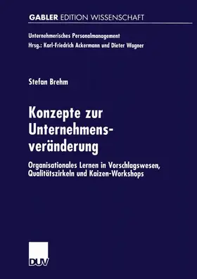 Brehm |  Konzepte zur Unternehmensveränderung | Buch |  Sack Fachmedien