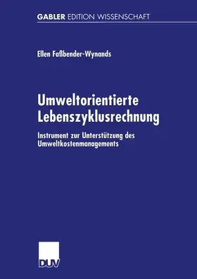 Faßbender-Wynands |  Umweltorientierte Lebenszyklusrechnung | Buch |  Sack Fachmedien