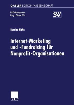 Hohn |  Internet-Marketing und -Fundraising für Nonprofit-Organisationen | Buch |  Sack Fachmedien