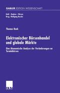 Book |  Book, T: Elektronischer Börsenhandel und globale Märkte | Buch |  Sack Fachmedien