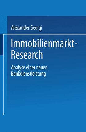 Georgi | Georgi, A: Immobilienmarkt-Research | Buch | 978-3-8244-7586-5 | sack.de