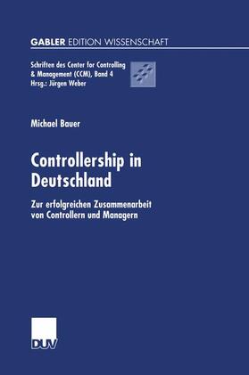 Bauer |  Bauer, M: Controllership in Deutschland | Buch |  Sack Fachmedien