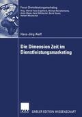 Aleff |  Aleff, H: Dimension Zeit im Dienstleistungsmarketing | Buch |  Sack Fachmedien