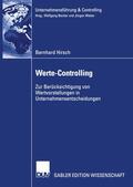 Hirsch |  Hirsch, B: Werte-Controlling | Buch |  Sack Fachmedien